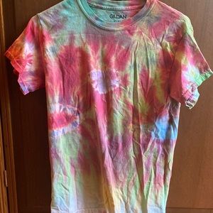 Homemade tie dye shirt